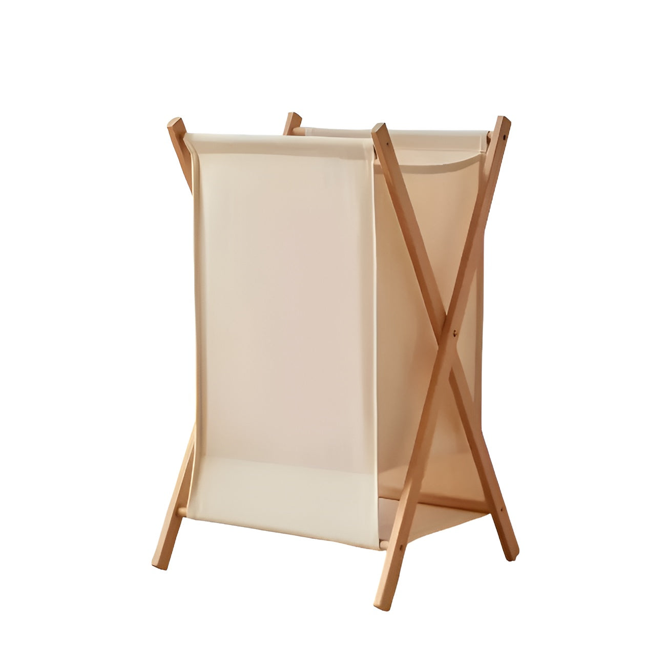 Foldable wooden laundry basket – Robust wooden design | Decorative and functional | Karnz