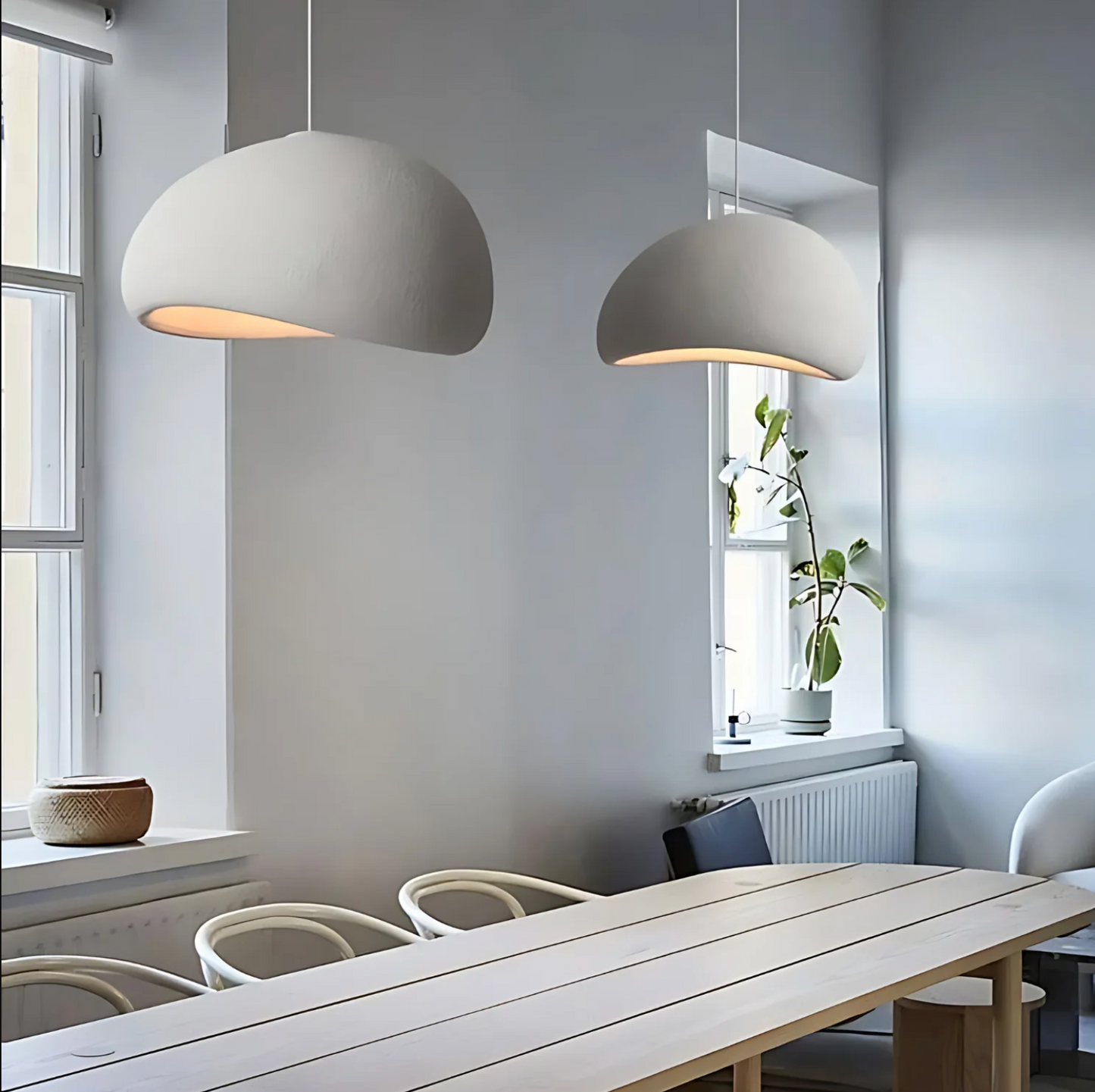 Skanto | LED Pendant Lamp - Nordic Wabi Sabi Design - Adjustable Lighting Fixture for Home Decor & Modern Interiors