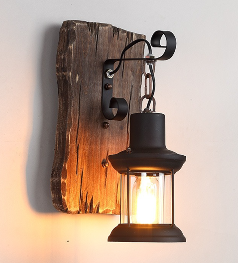 Skanto | Vintage Industrial Wall Lamp - Rustic Lamp for Loft, Cafe & Living Room