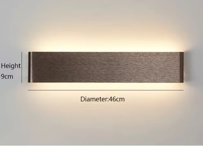 Skanto | Modern LED Wall Lamp – Elegant Aluminum & Glass Design
