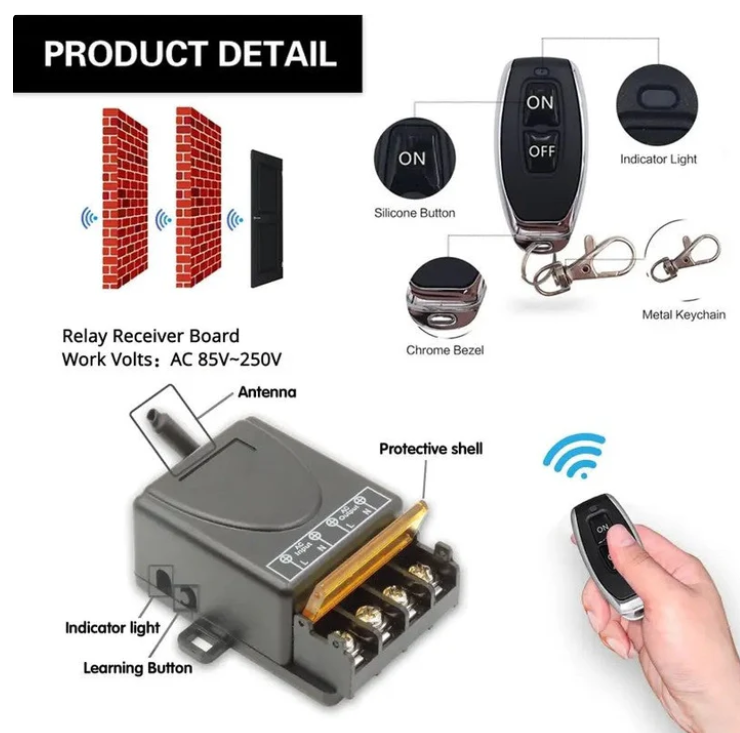 Wireless Remote Control Kit | No wiring required | Bowlift