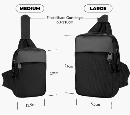 UrbanGuard Sling Bag | Compact, Secure, Waterproof | Bowlift