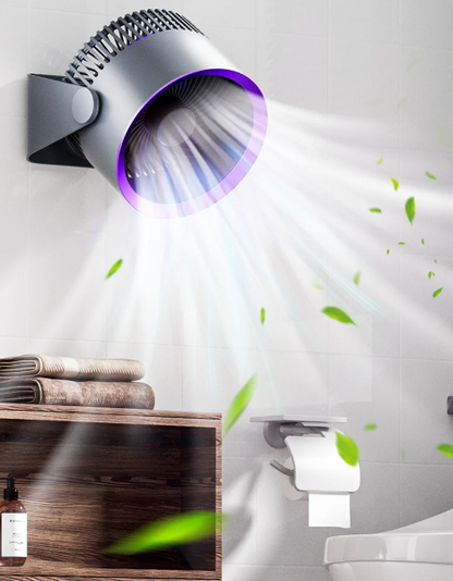 Luna Wall and Table Fan – Cordless, whisper-quiet USB-C Fan with 3 Speeds | Bowlift