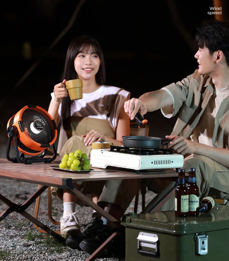 BowLift | Riley 3-in-1 Camping Fan with LED and Power Bank – 20,000mAh Outdoor Fan with Hook & Remote Control