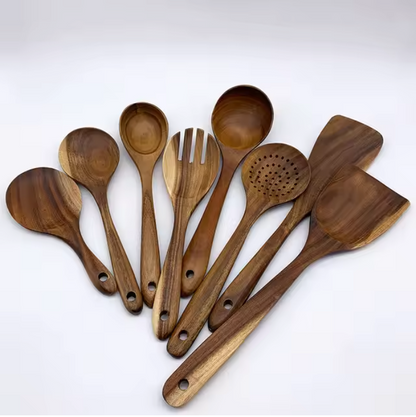EcoWood – Luxurious wooden cookware set with Karnz storage bucket