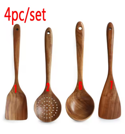 EcoWood – Luxurious wooden cookware set with Karnz storage bucket