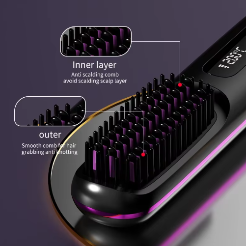 Thermal Styling Brush for Short Hair & Bangs | Karnz