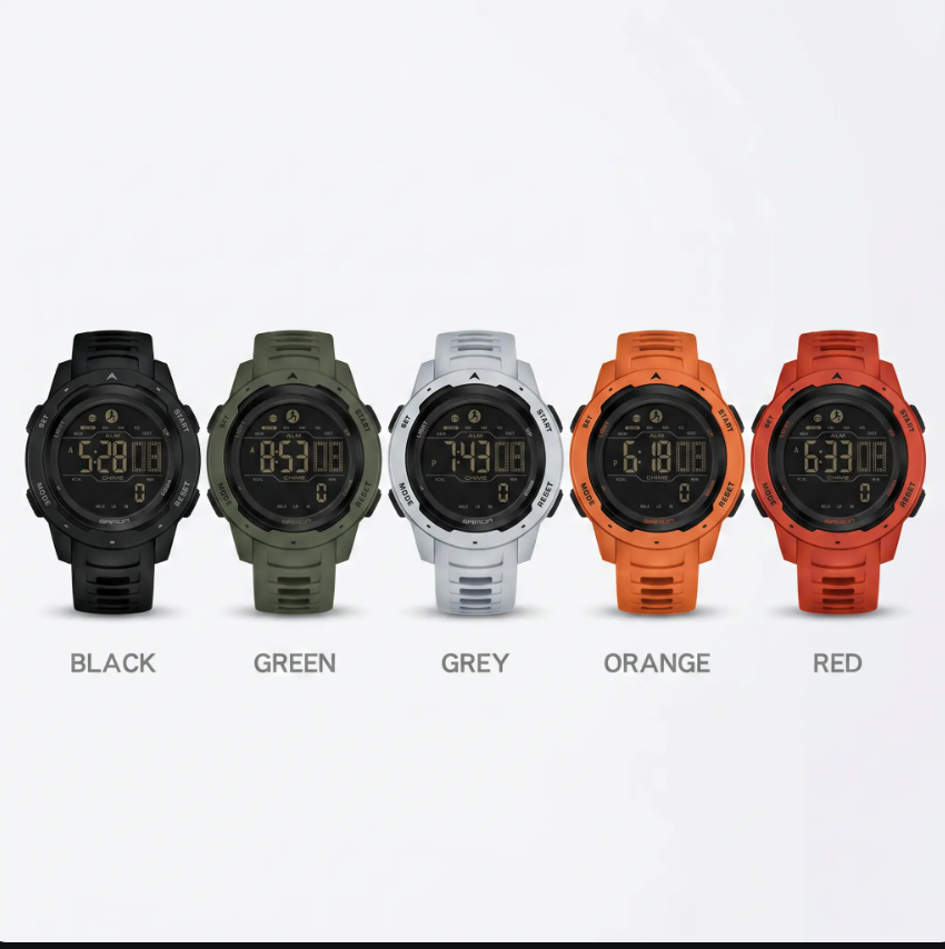 BowLift | Waterproof Military Pedometer Digital Watch