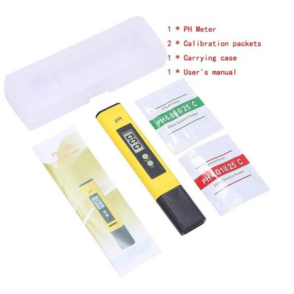 Skanto | Digital LCD pH Meter Accuracy 0.01 Aquariums Pool pH Tester for Water Wine Urine Auto Calibration
