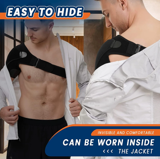 Skanto | Shoulder Brace, Compression Arm, Relieves Pain, Sprains & Injuries