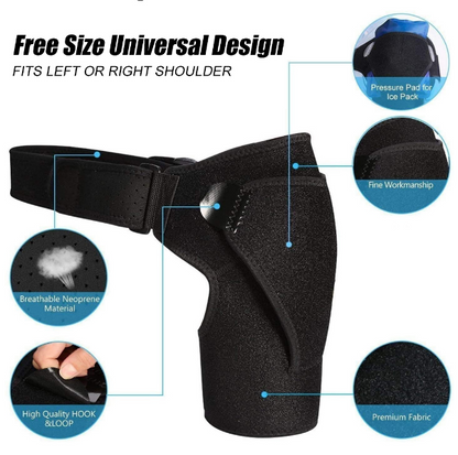 Skanto | Shoulder Brace, Compression Arm, Relieves Pain, Sprains & Injuries