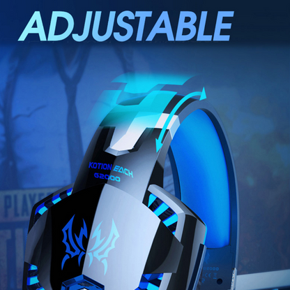 BowLift | Gaming Headphones For PC Bass Stereo Over-Head Earphone Casque Laptop Microphone