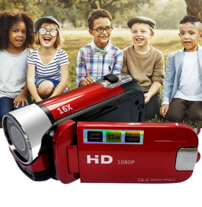 Skanto | 1080P Full HD 16MP Video Camera for Vlogging & Night Recording