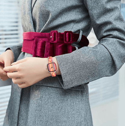 BowLift | Colorful Bamboo Wooden Watch - Bracelet-style Wristwatch