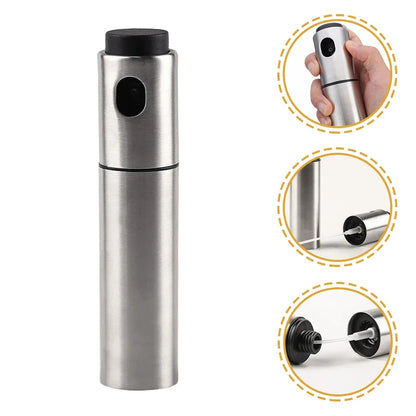 BowLift | Oil Sprayer CULINARA FineMist | 100 ml Stainless Steel Spray Bottle | For Oil, Vinegar & BBQ | Refillable & Fine Dosage