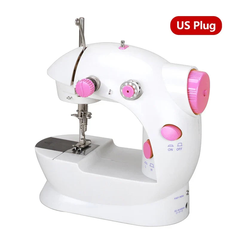 Skanto | Portable Electric Household Sewing Machine | Beginner-Friendly with Light & Speed Control - DIY Home Sewing Machine Accessories