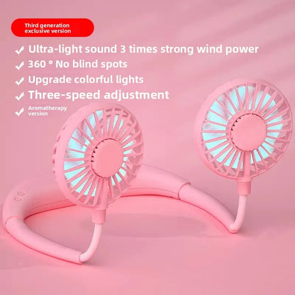 Brehn | Adjustable hands-free neck cooling fan