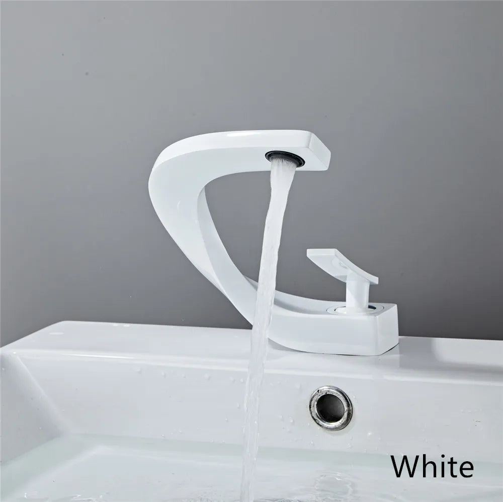 BowLift | Nordic Arch Artistic Deck Mounted Faucet