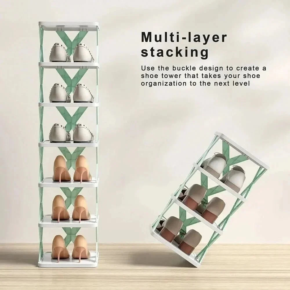 BowLift | Saving Shoe Organiser - Multi-layered storage cabinet for bedroom & hallway