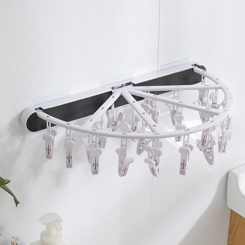 BowLift | Wall-Mounted Foldable Socks Drying Rack