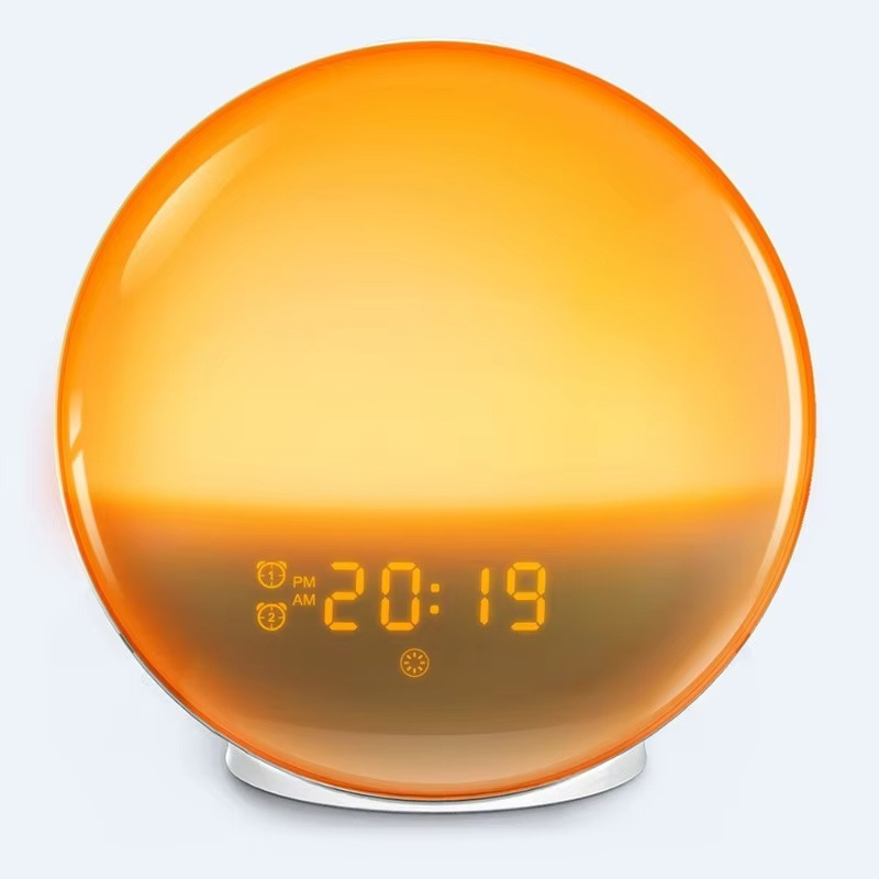 Skanto | Sunrise Simulation Alarm Clock with Night Light & FM Radio