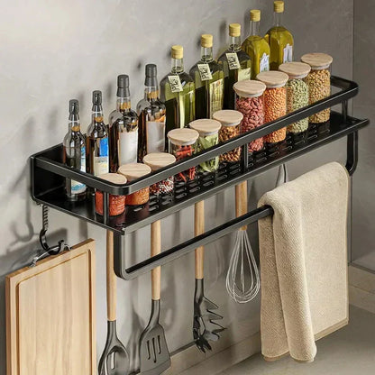 Black Kitchen Shelf