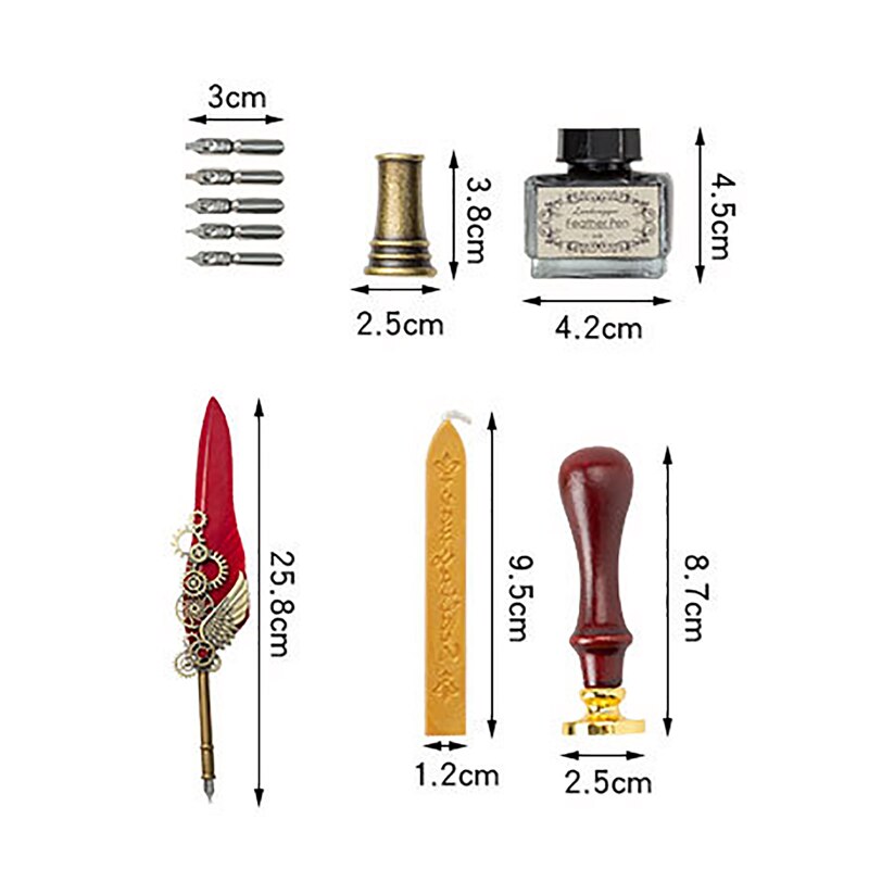 Skanto | Phoenix Feather Mechanical Calligraphy Pen Set