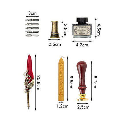Skanto | Phoenix Feather Mechanical Calligraphy Pen Set