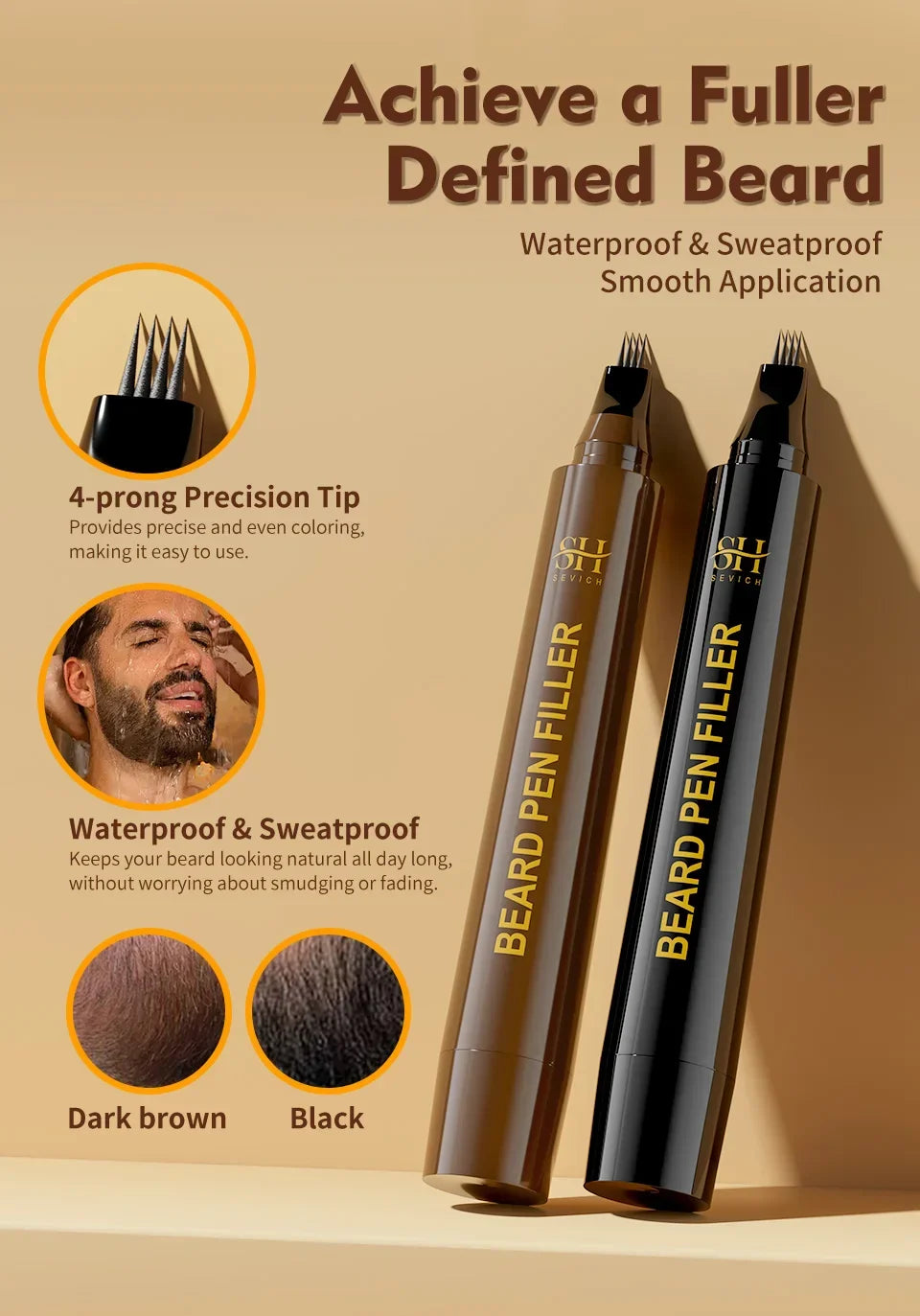 BowLift | Waterproof Beard  Filler Pen