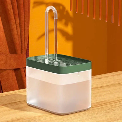 Skanto | Ultra-Quiet Pet Water Fountain with Intelligent Filtration - 1,5 l Stainless Steel