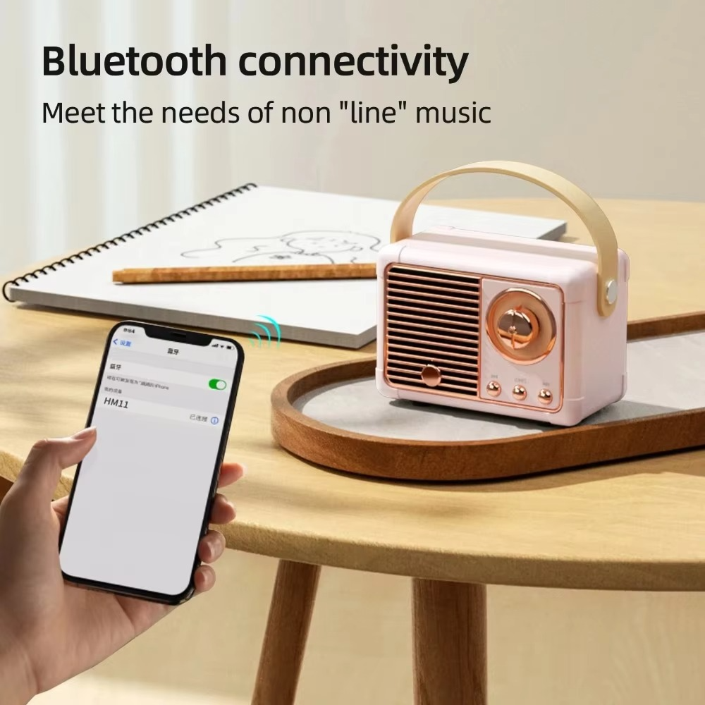 BowLift | Vintage-Style Wireless Bluetooth Speaker with Subwoofer