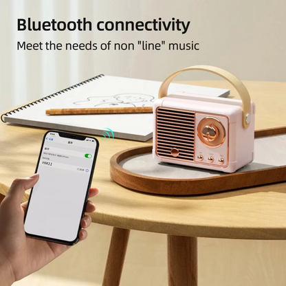 BowLift | Vintage-Style Wireless Bluetooth Speaker with Subwoofer