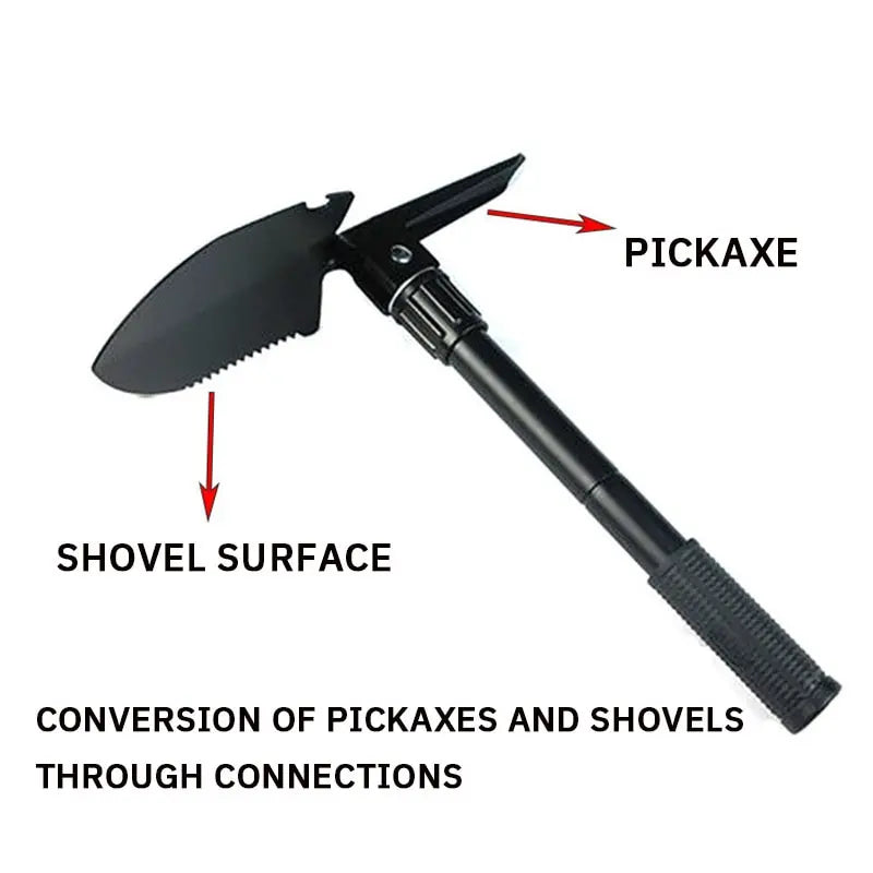 Skanto | Outdoor Multifunctional Engineer Shovel: Military Folding Spade for Camping, Fishing, and Vehicle Use