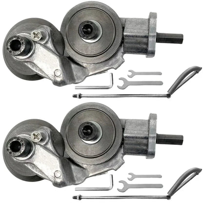 Skanto | Electric Drill Cutting Attachment: Metal Double Cutter Tool - Sheet Metal Hole Cutter Drill for Copper Plate