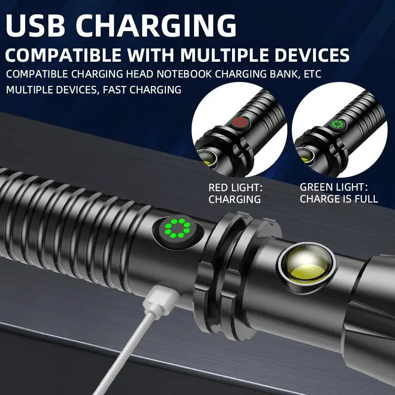 BowLift | Tactical Self-Defense LED Flashlight Emergency Survival Tool