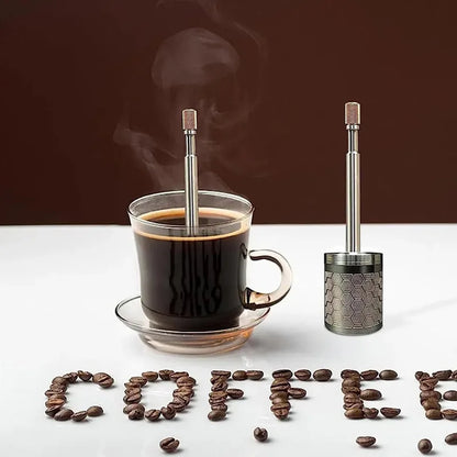 BowLift | Stainless Steel Reusable Press Tea Infuser