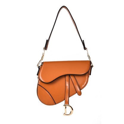 Sandsberg - luxurious women's shoulder bag - exclusive PU leather saddle bag