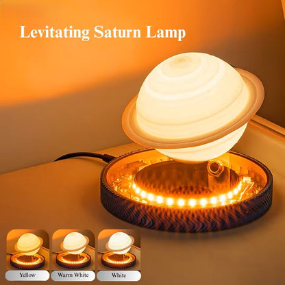 3D Saturn Space Lover Magnetic Levitating Lamp | Karnz