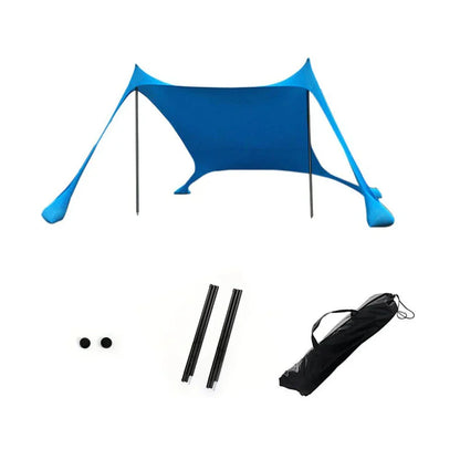 Skanto | Solaviva Beach Tent with UV Protection UPF50+ | Wind Resistant & Waterproof | For 3–4 People | 200×200×170 cm