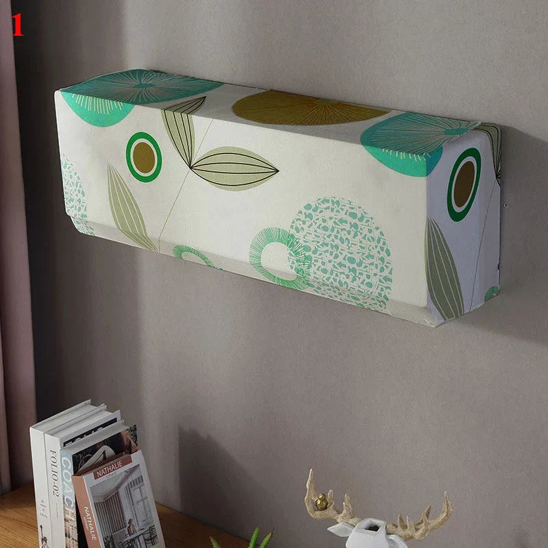 Skanto | Polar Fleece Air Conditioner Cover: Wall-Mounted Dustproof Protection, Easy-Clean Polyester AC Cover for Home Use