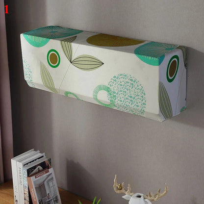 Skanto | Polar Fleece Air Conditioner Cover: Wall-Mounted Dustproof Protection, Easy-Clean Polyester AC Cover for Home Use