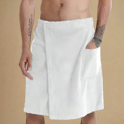 Wearable Bathrobe – Soft and versatile bath towel with pockets for sauna, beach and fitness