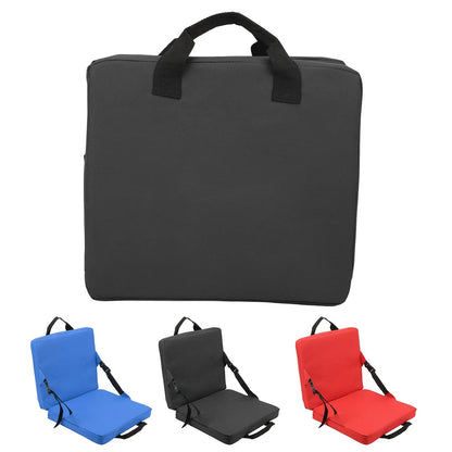 BowLift | SITPURE Folding chair with backrest | Padded seat cushion | Compact & Comfortable for stadium, beach & park