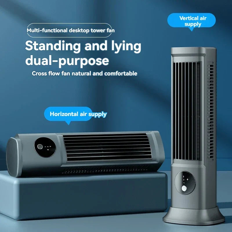 Towerless Ultra Cool Air Conditioning Desktop Fan | Brehn