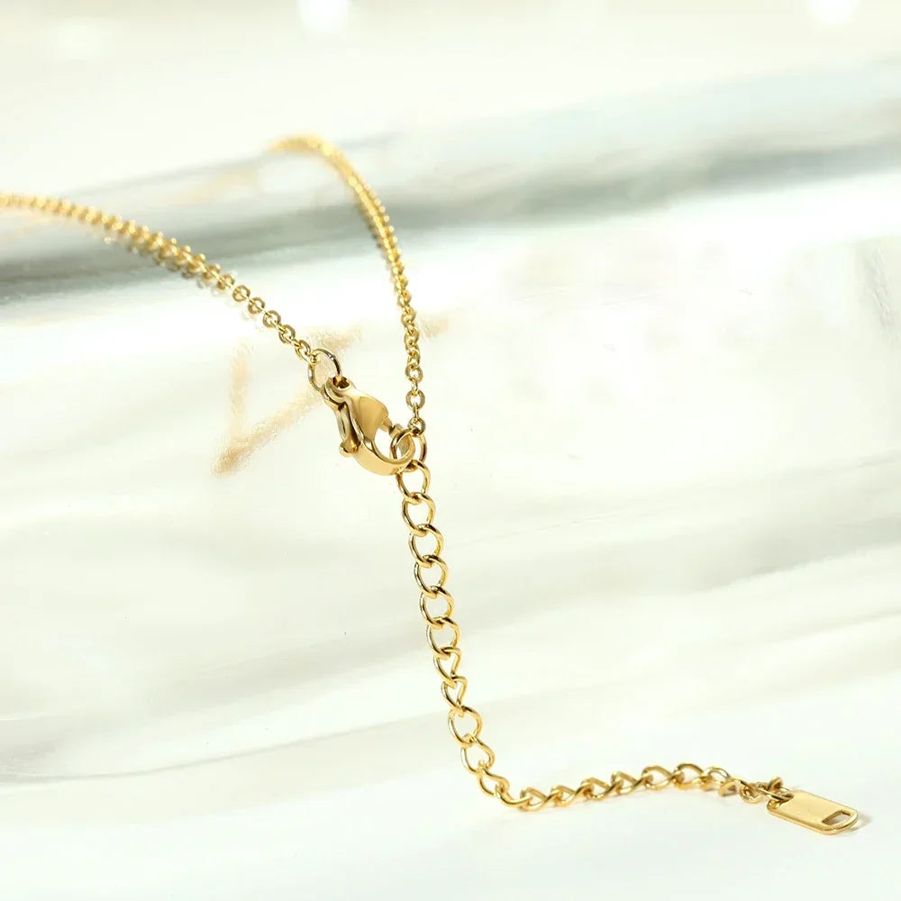 Skanto | Dainty Minimal Letter Initial Necklace