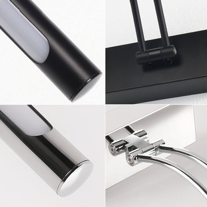 Skanto Skanto | 100cm-80 cm LED Wall Lamp - Modern Black/Silver Bathroom Wall Lighting, Indoor Picture Light