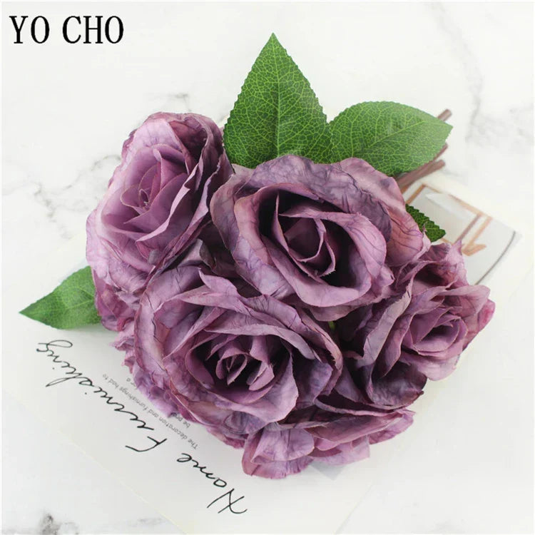 Skanto | Large Peony Silk Flower Bouquet Set