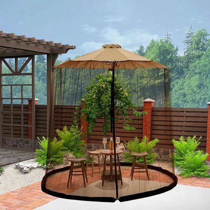 BowLift | Mosquito net for parasols up to 4m with zip fastener