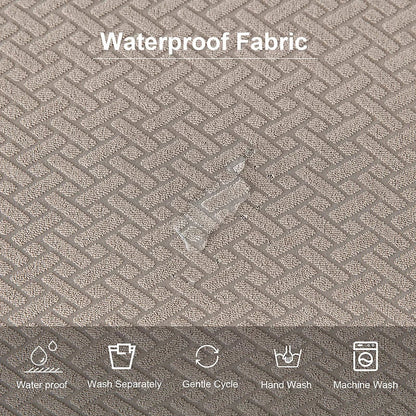 BowLift | CasaLino | Waterproof Chair Seat Covers | Elastic & Washable | Checked Design | 4 Variants | For Kitchen & Dining Room