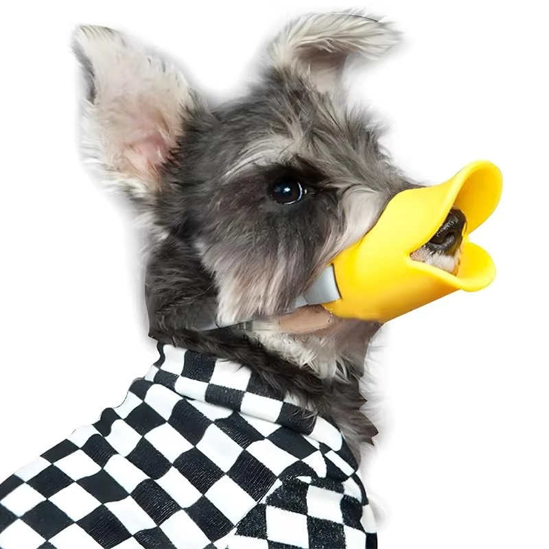 Skanto | Adjustable Silicone Duck Muzzle for Small and Large Dogs